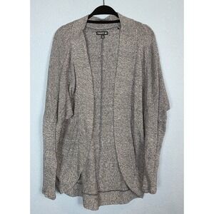 Toad & Co Open Cardigan Hemply Sweater Womens Large Organic Cotton Hemp Gray‎